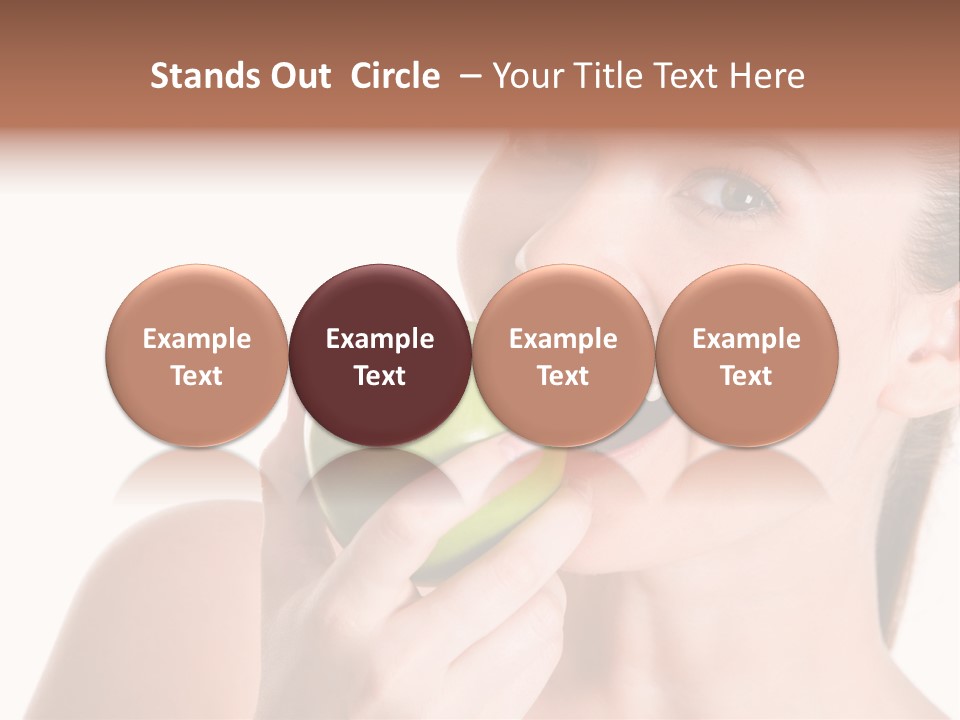 Open Mouth Eating PowerPoint Template