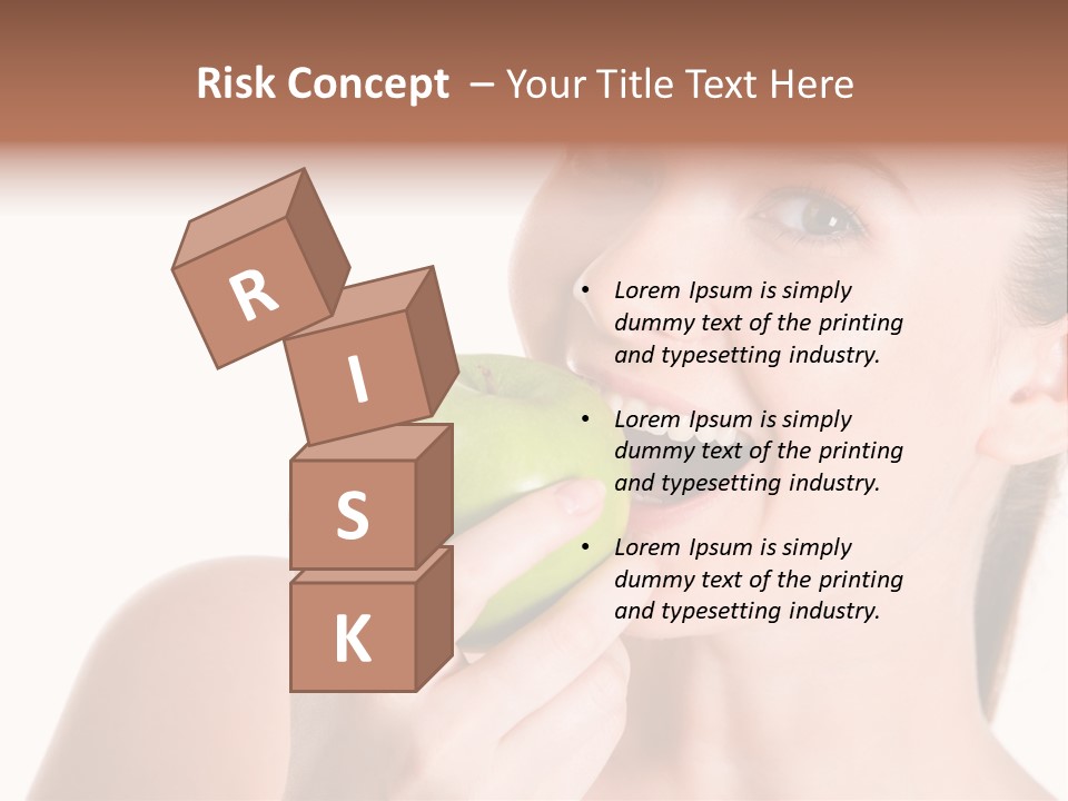 Open Mouth Eating PowerPoint Template