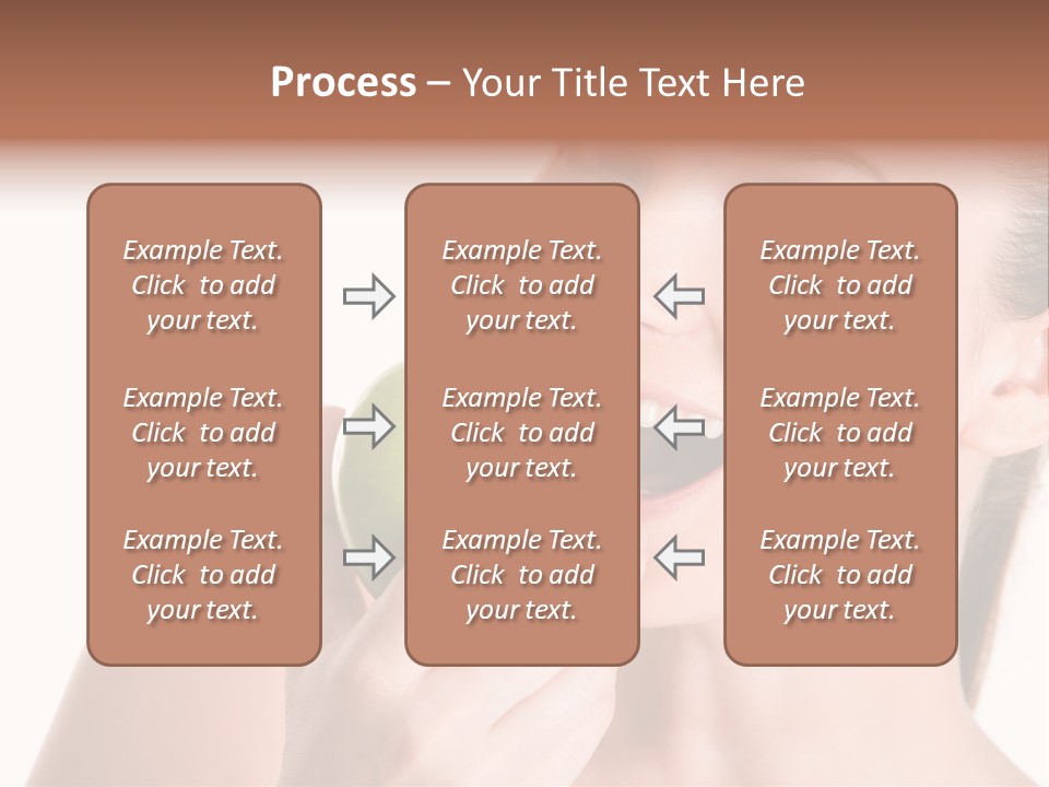 Open Mouth Eating PowerPoint Template