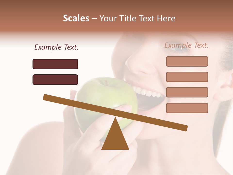 Open Mouth Eating PowerPoint Template