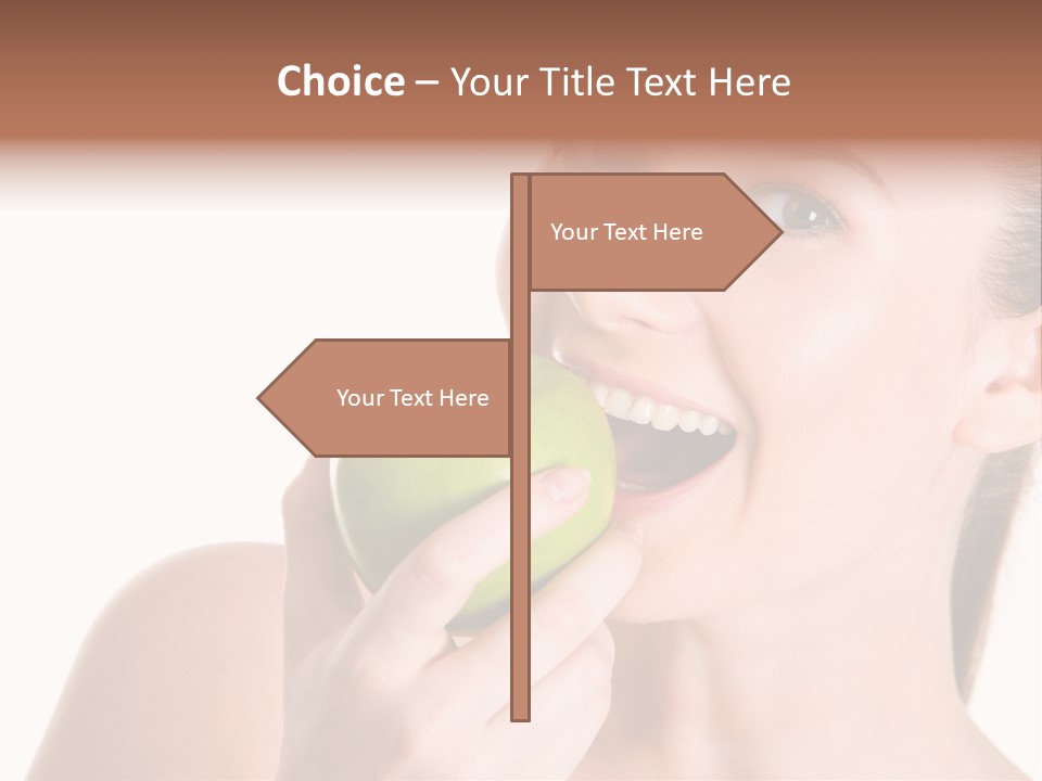 Open Mouth Eating PowerPoint Template