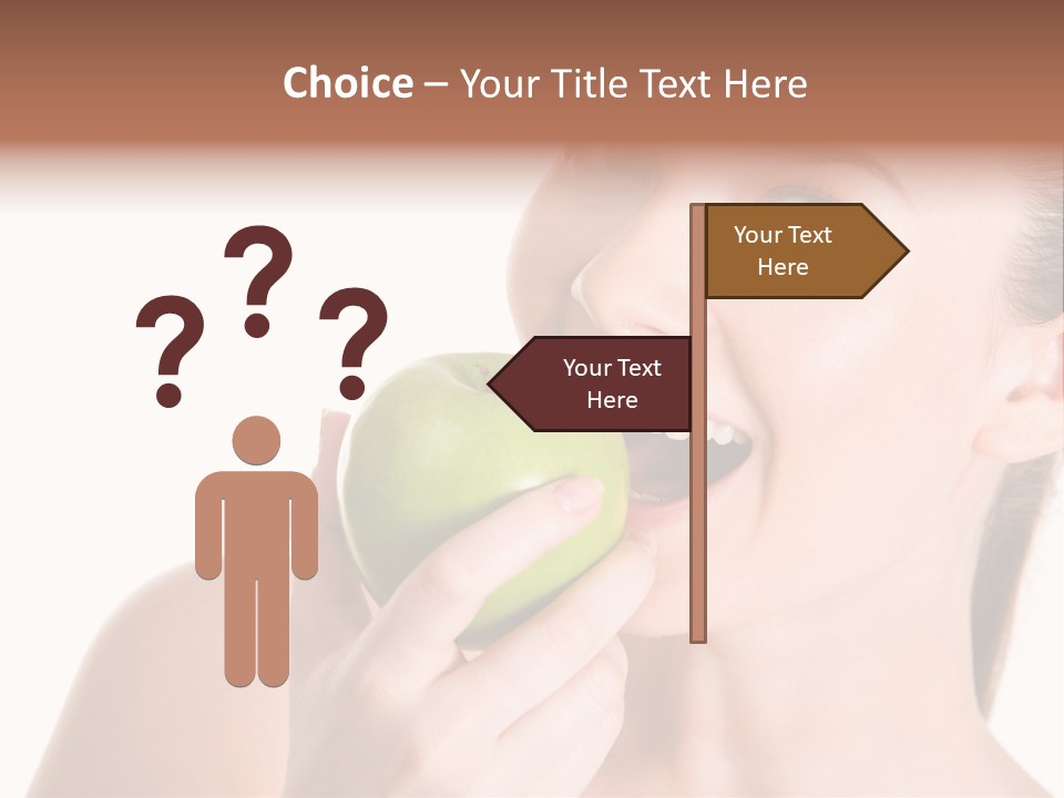 Open Mouth Eating PowerPoint Template