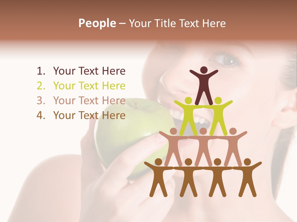 Open Mouth Eating PowerPoint Template