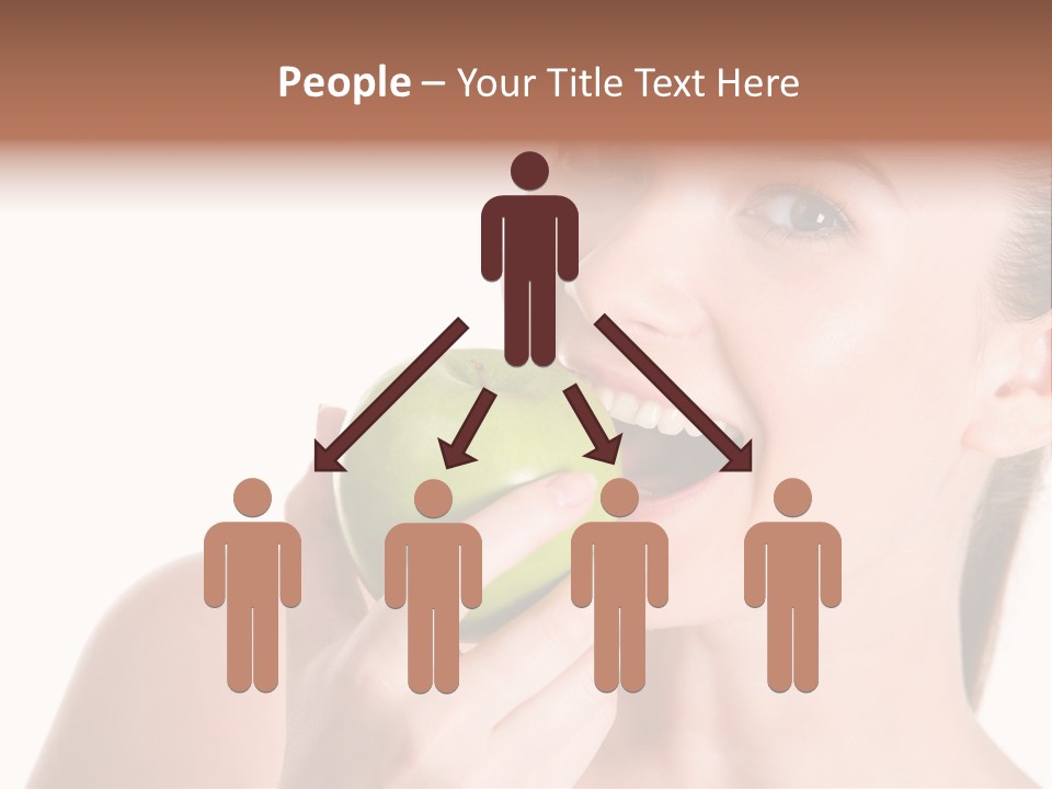 Open Mouth Eating PowerPoint Template