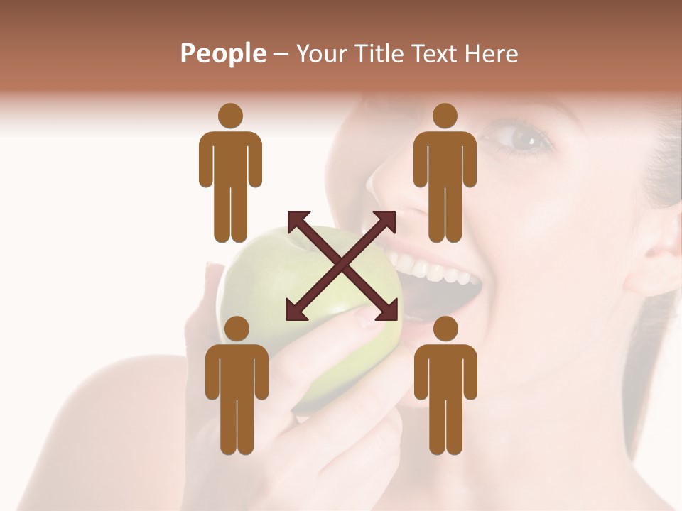 Open Mouth Eating PowerPoint Template