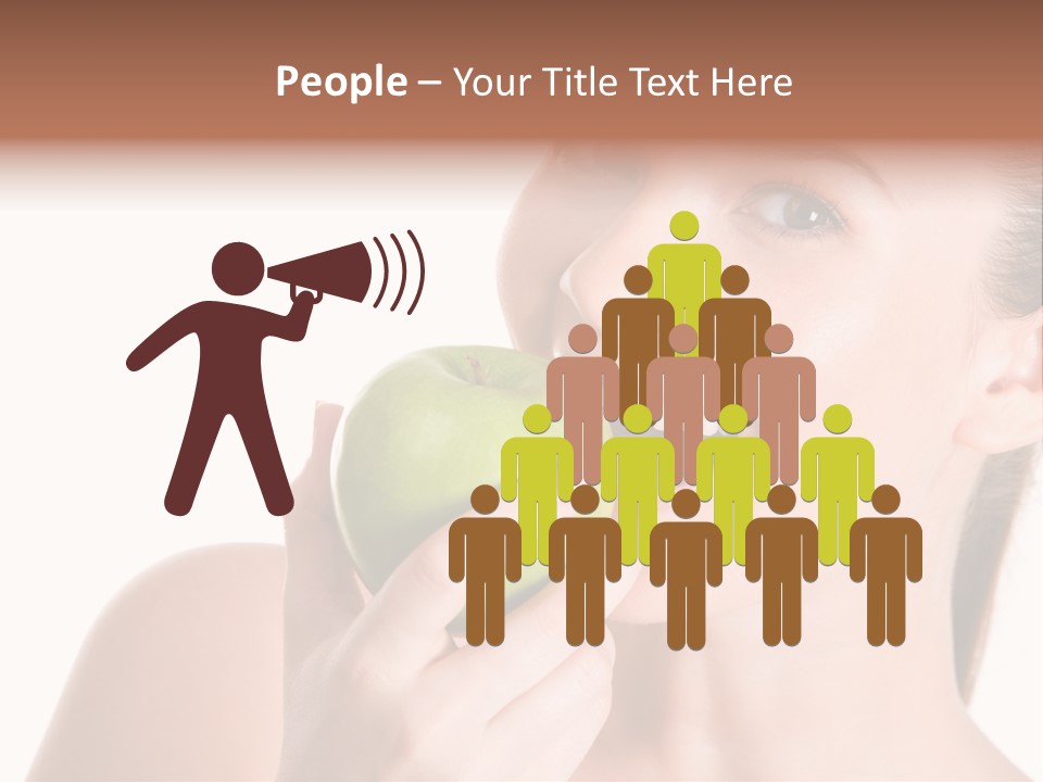 Open Mouth Eating PowerPoint Template