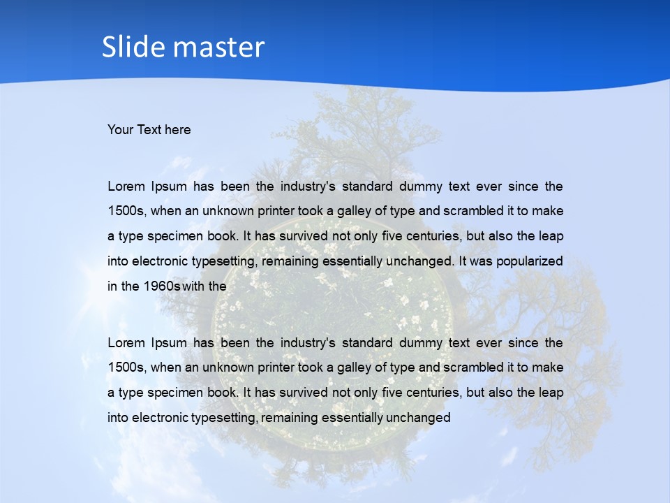 Miniplanet PowerPoint Template
