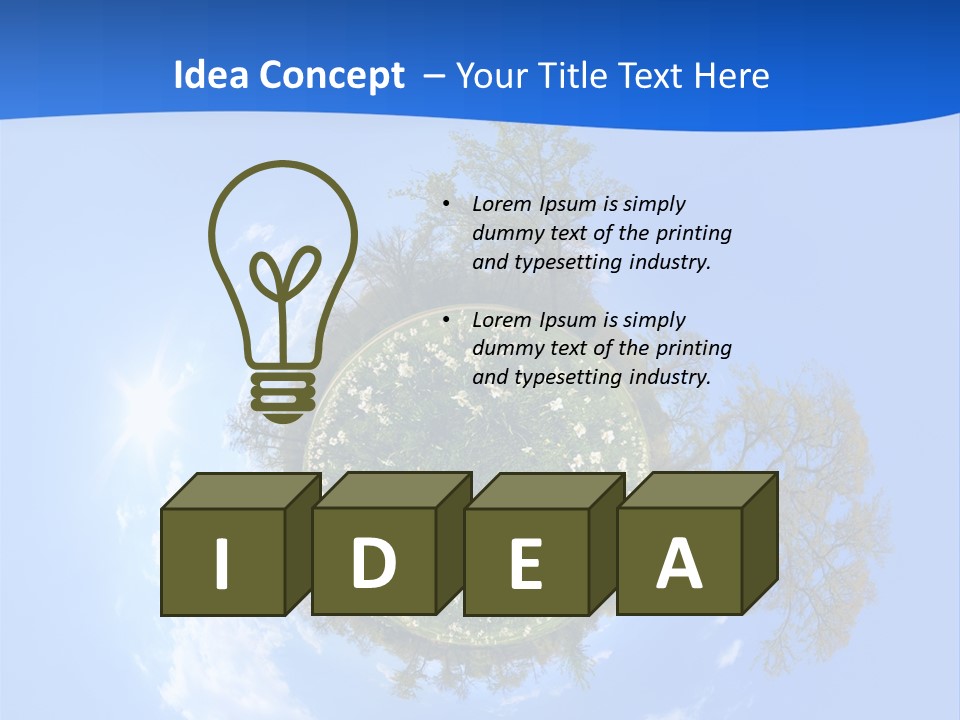 Miniplanet PowerPoint Template