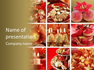 Christmas Collage PowerPoint Template