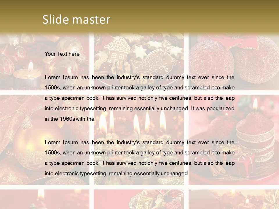 Christmas Collage PowerPoint Template