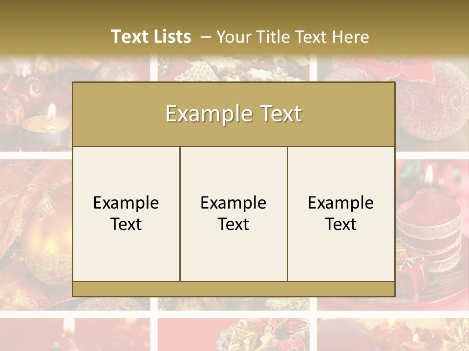 Christmas Collage PowerPoint Template
