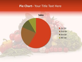 Basket Of Fruit And Vegetables PowerPoint Template