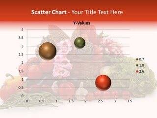 Basket Of Fruit And Vegetables PowerPoint Template