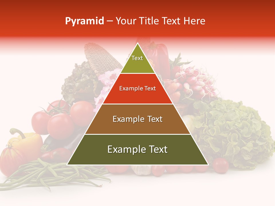 Basket Of Fruit And Vegetables PowerPoint Template