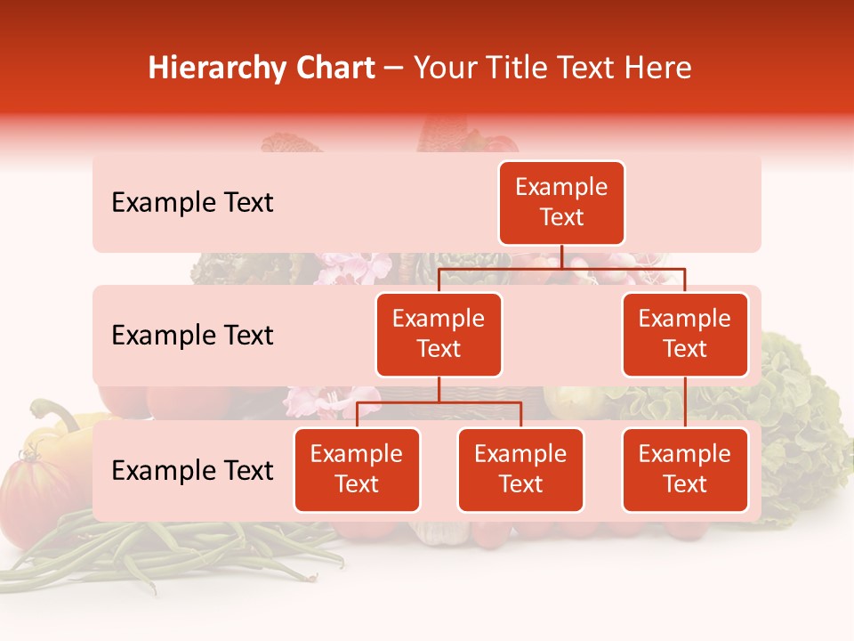 Basket Of Fruit And Vegetables PowerPoint Template