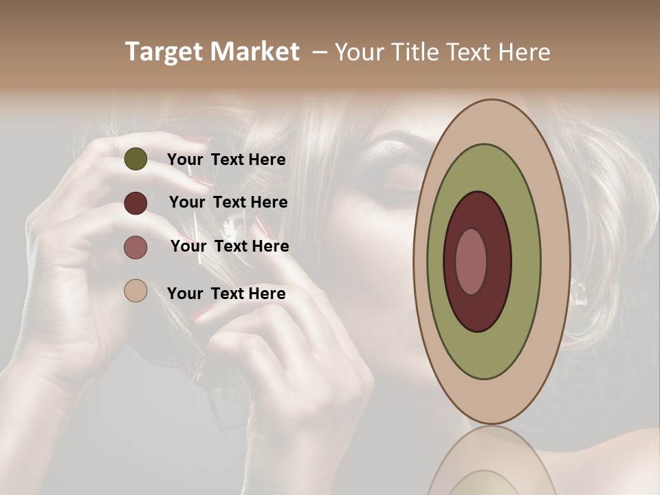 Dress Finger Girl PowerPoint Template