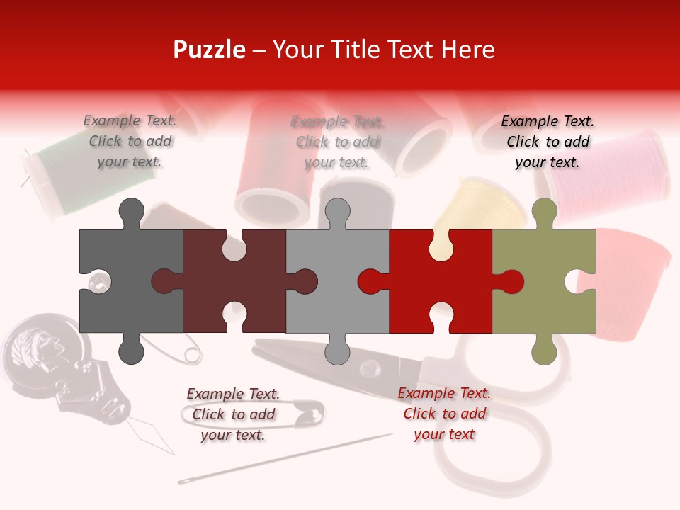 Sew Sewing Safety PowerPoint Template