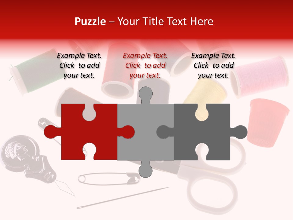 Sew Sewing Safety PowerPoint Template