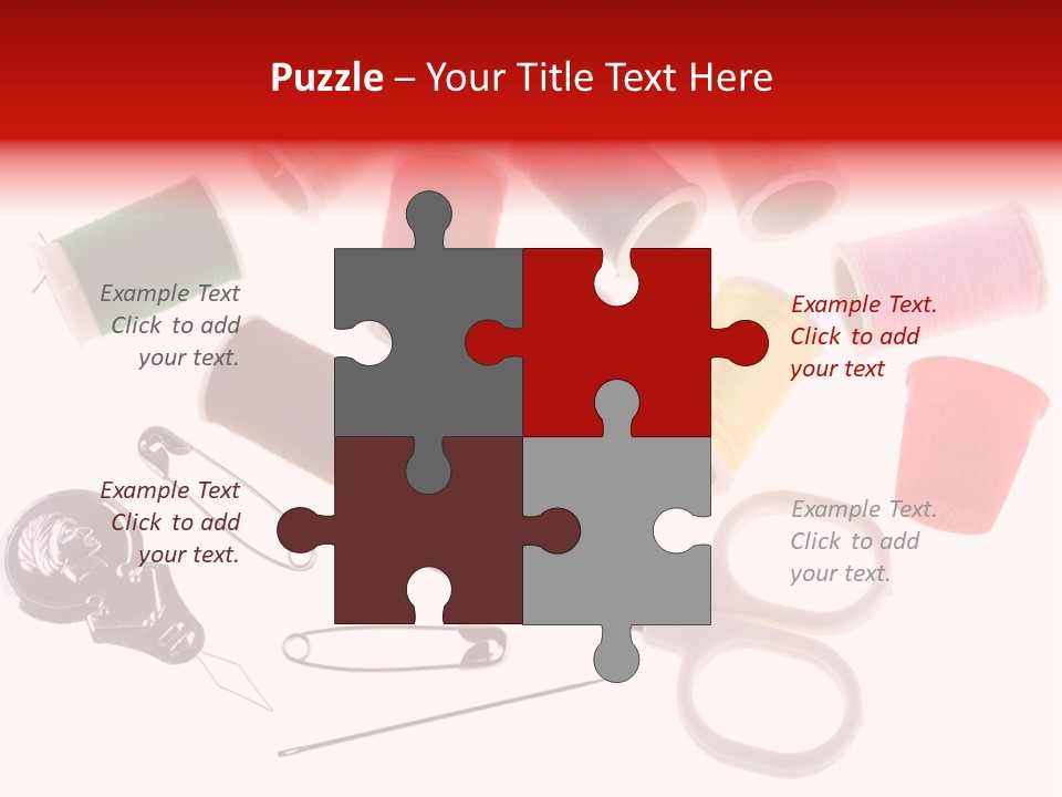 Sew Sewing Safety PowerPoint Template