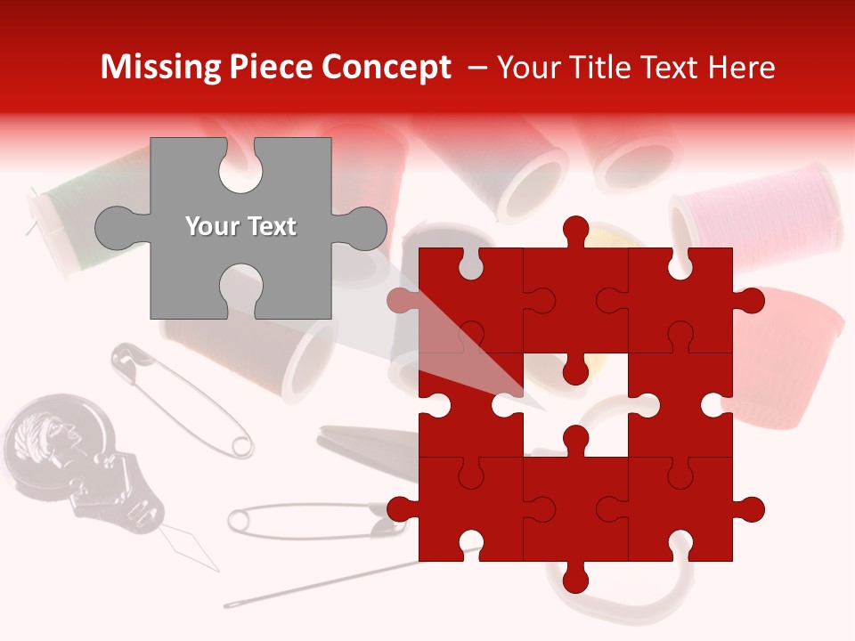 Sew Sewing Safety PowerPoint Template