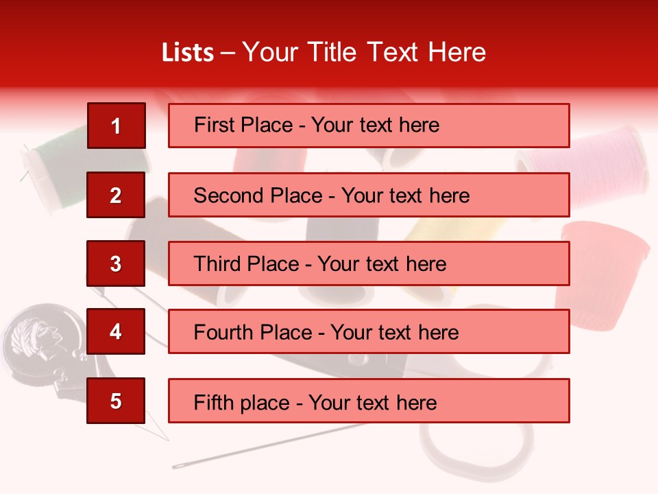Sew Sewing Safety PowerPoint Template