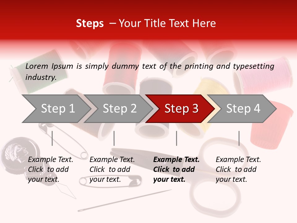 Sew Sewing Safety PowerPoint Template