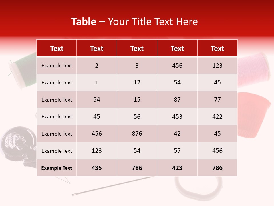 Sew Sewing Safety PowerPoint Template