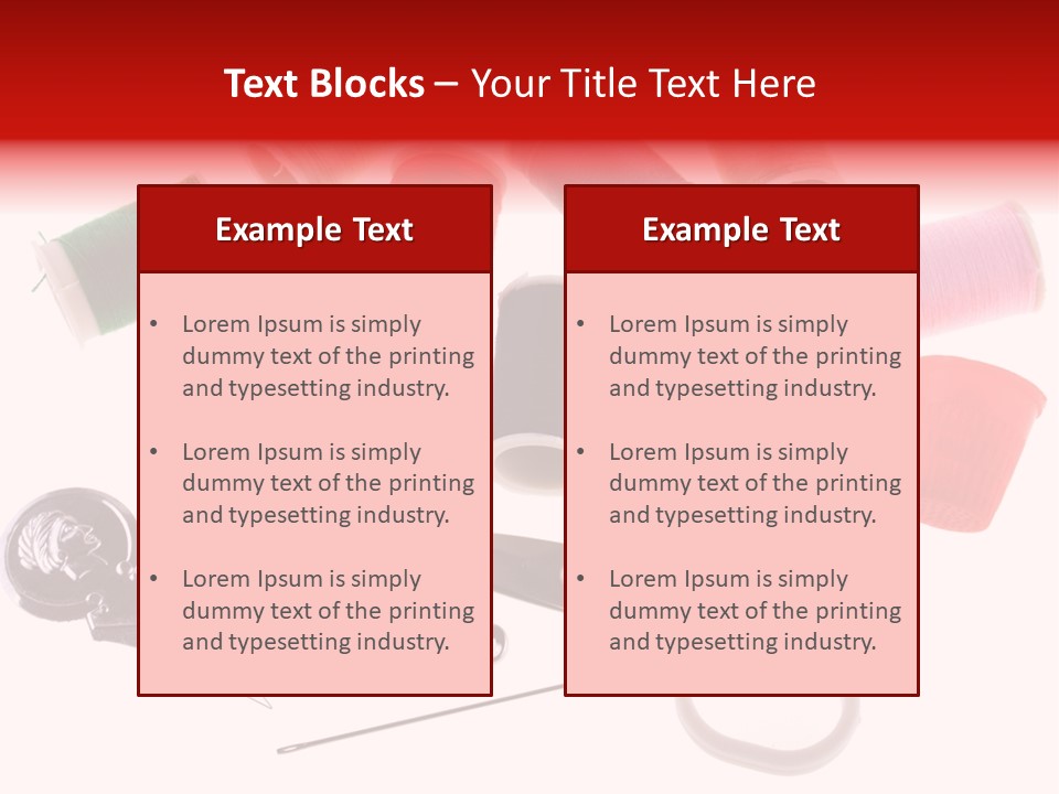 Sew Sewing Safety PowerPoint Template