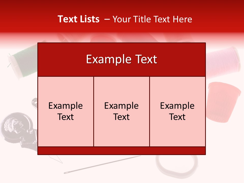 Sew Sewing Safety PowerPoint Template
