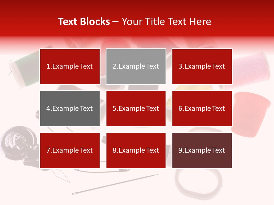 Sew Sewing Safety PowerPoint Template