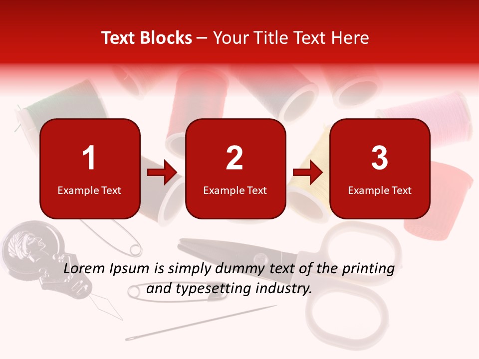 Sew Sewing Safety PowerPoint Template