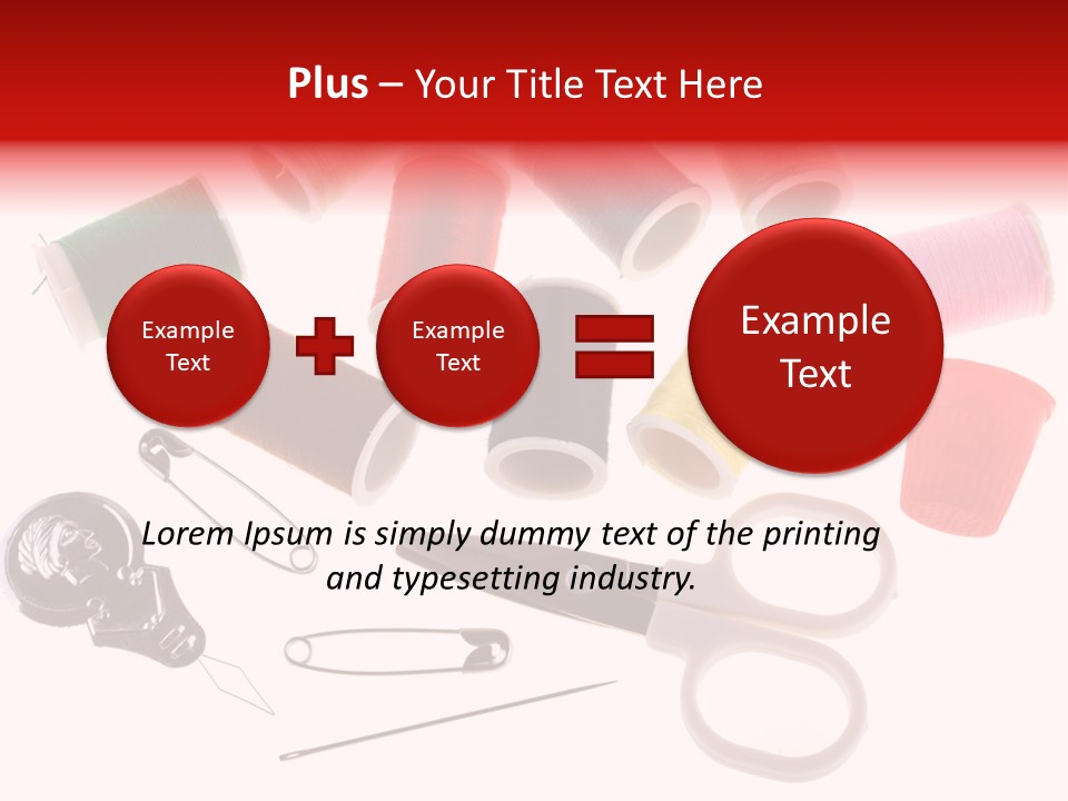 Sew Sewing Safety PowerPoint Template