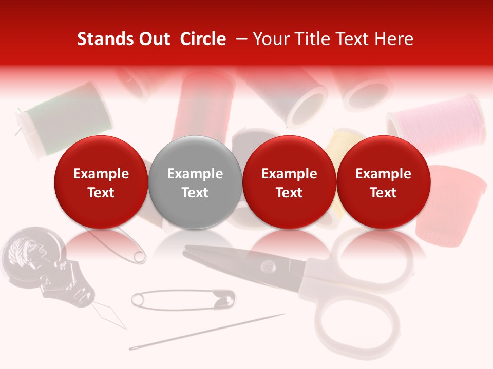 Sew Sewing Safety PowerPoint Template