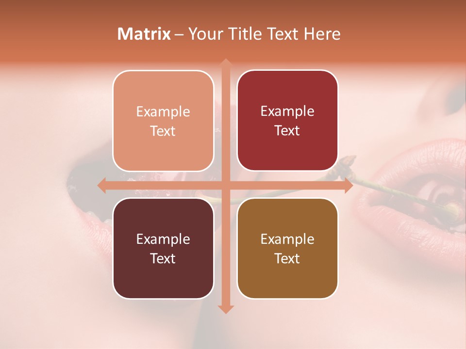 Sensuality Woman Babe PowerPoint Template