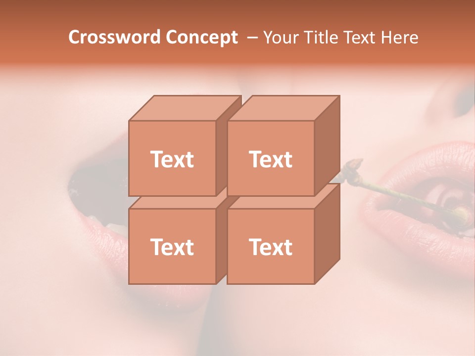 Sensuality Woman Babe PowerPoint Template