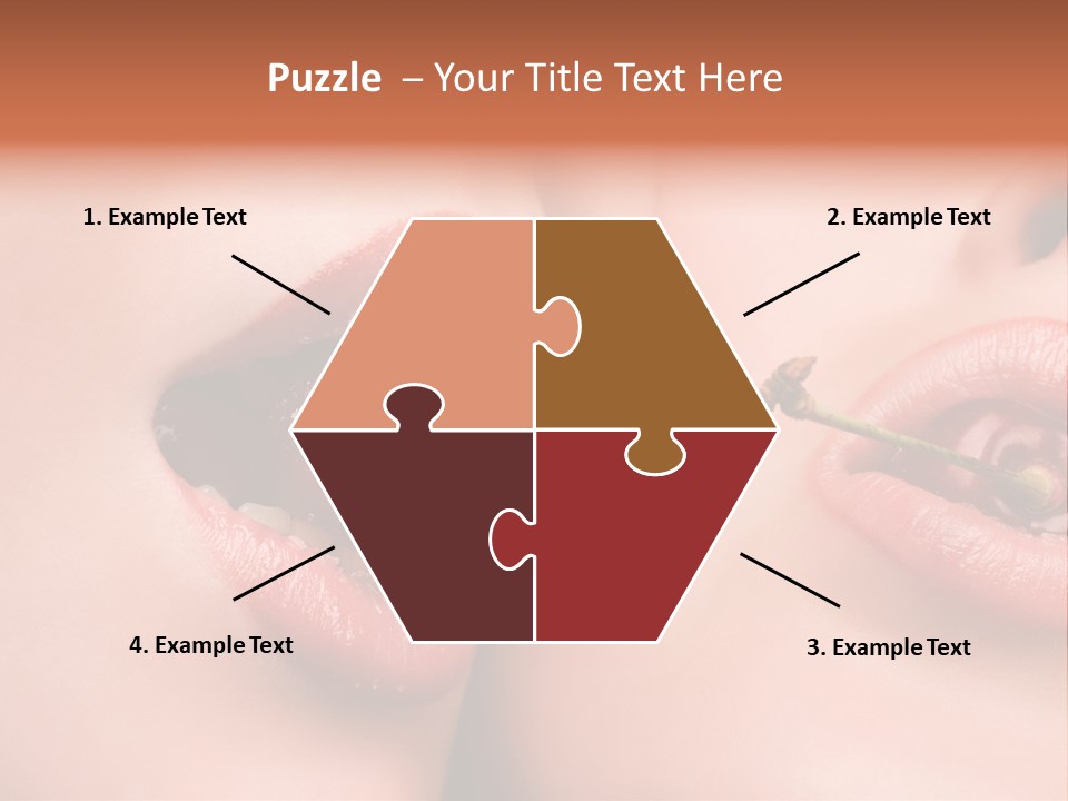 Sensuality Woman Babe PowerPoint Template