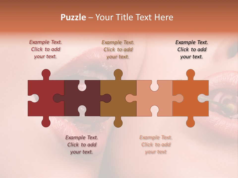 Sensuality Woman Babe PowerPoint Template