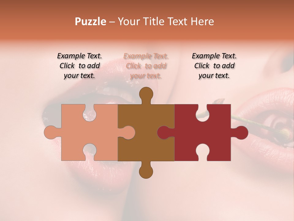 Sensuality Woman Babe PowerPoint Template