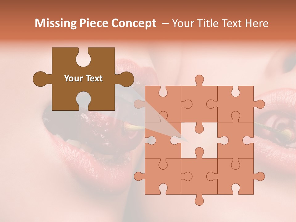 Sensuality Woman Babe PowerPoint Template