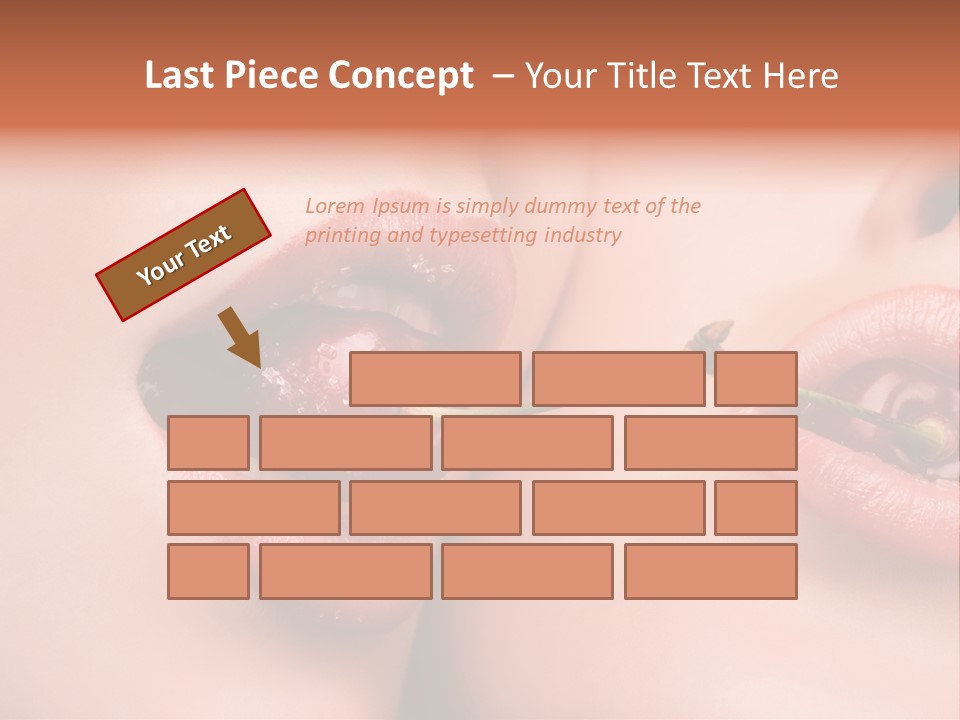 Sensuality Woman Babe PowerPoint Template