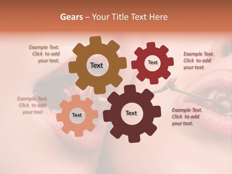 Sensuality Woman Babe PowerPoint Template