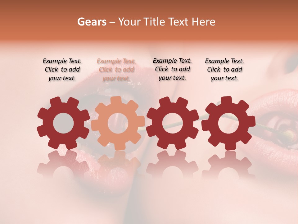 Sensuality Woman Babe PowerPoint Template