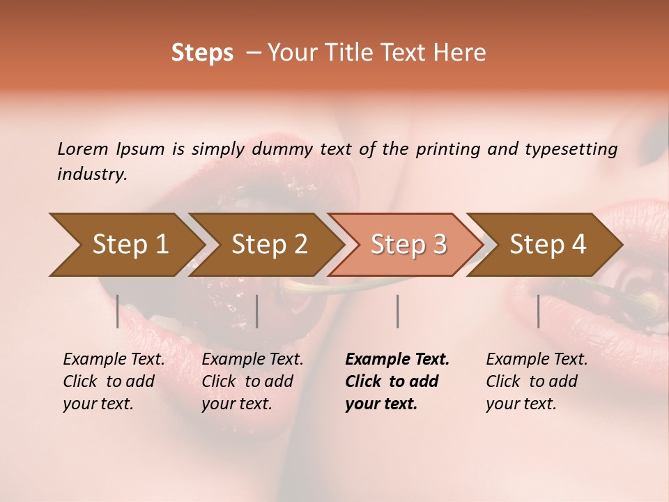 Sensuality Woman Babe PowerPoint Template