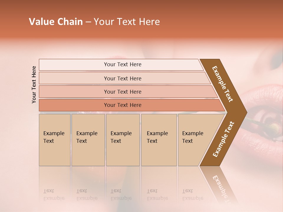 Sensuality Woman Babe PowerPoint Template