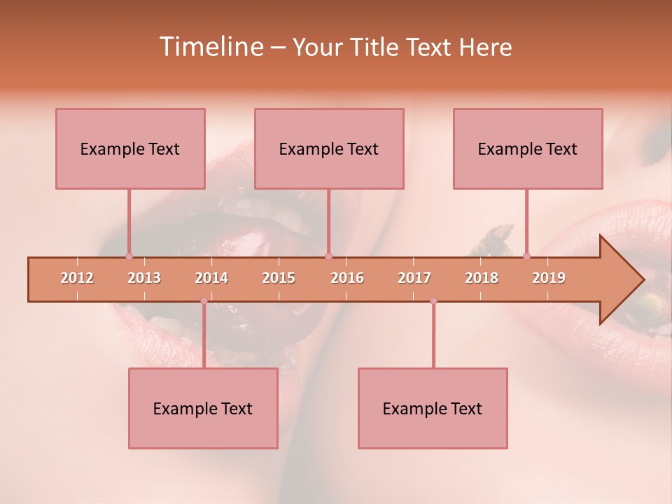 Sensuality Woman Babe PowerPoint Template