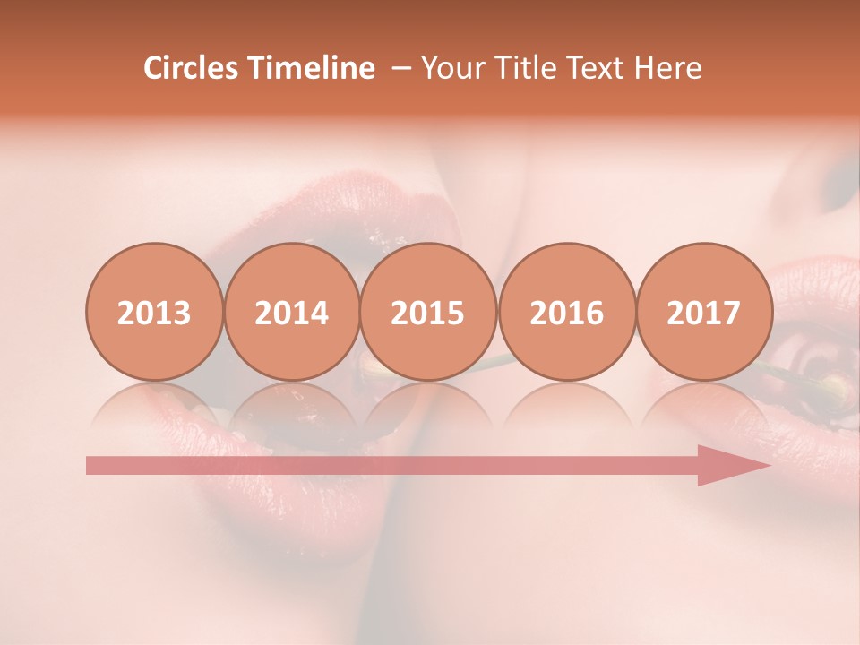 Sensuality Woman Babe PowerPoint Template