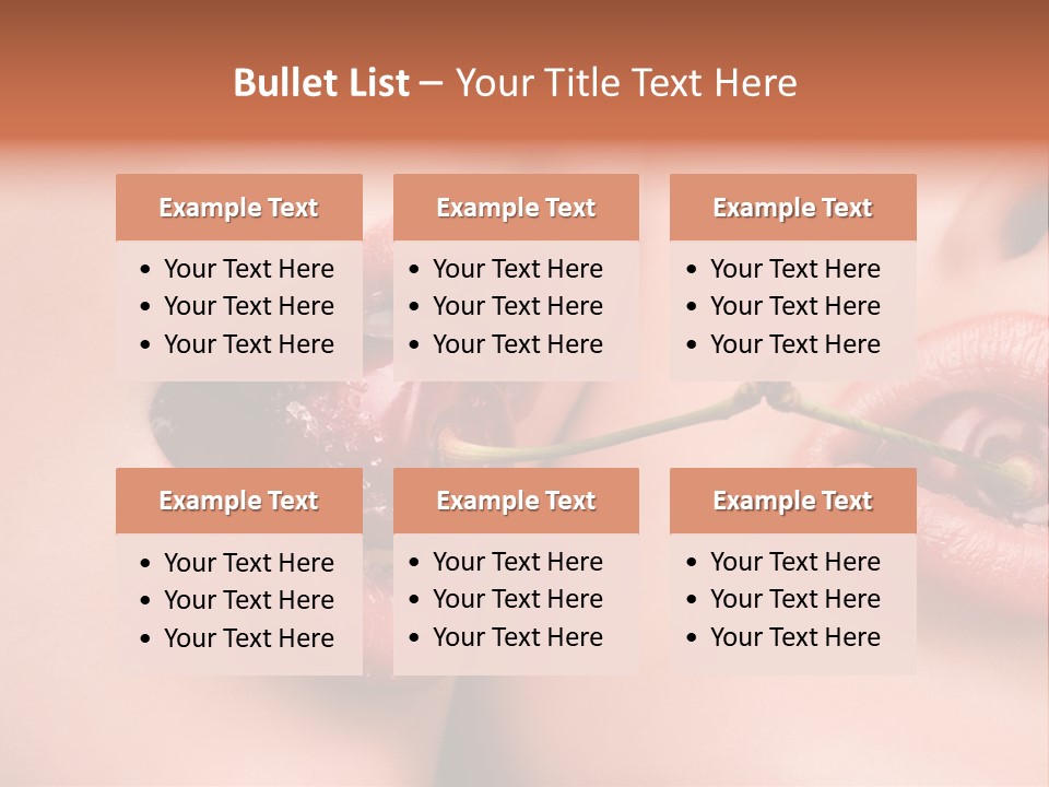 Sensuality Woman Babe PowerPoint Template