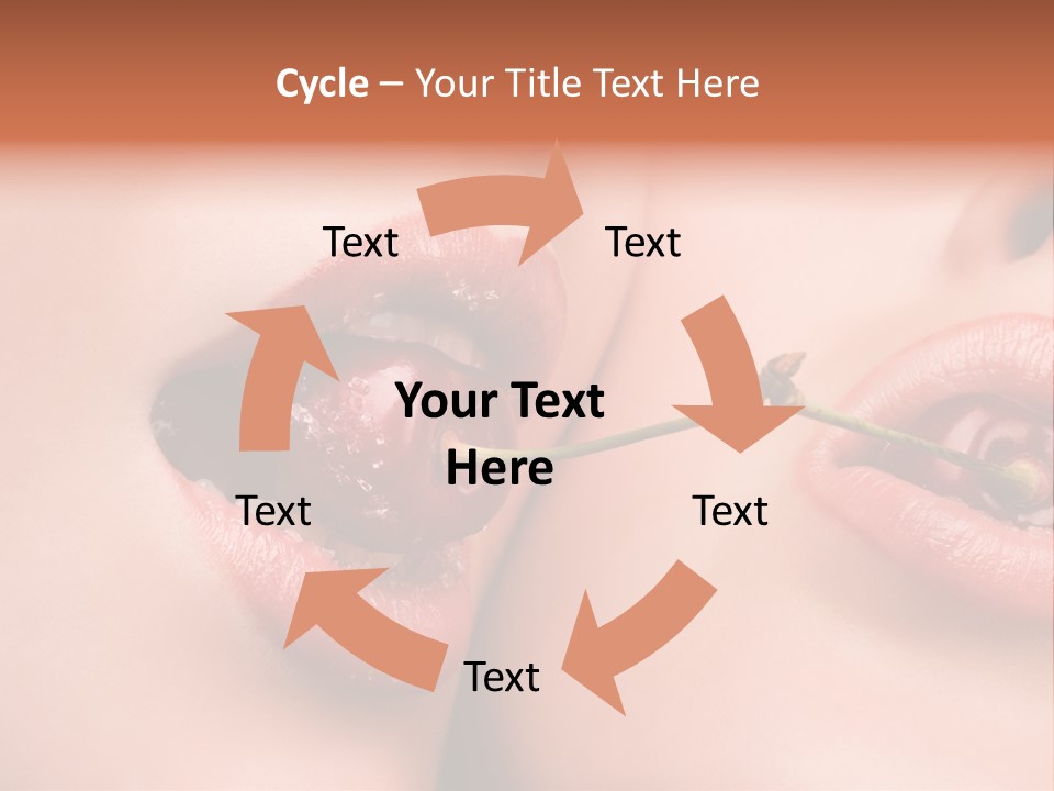 Sensuality Woman Babe PowerPoint Template