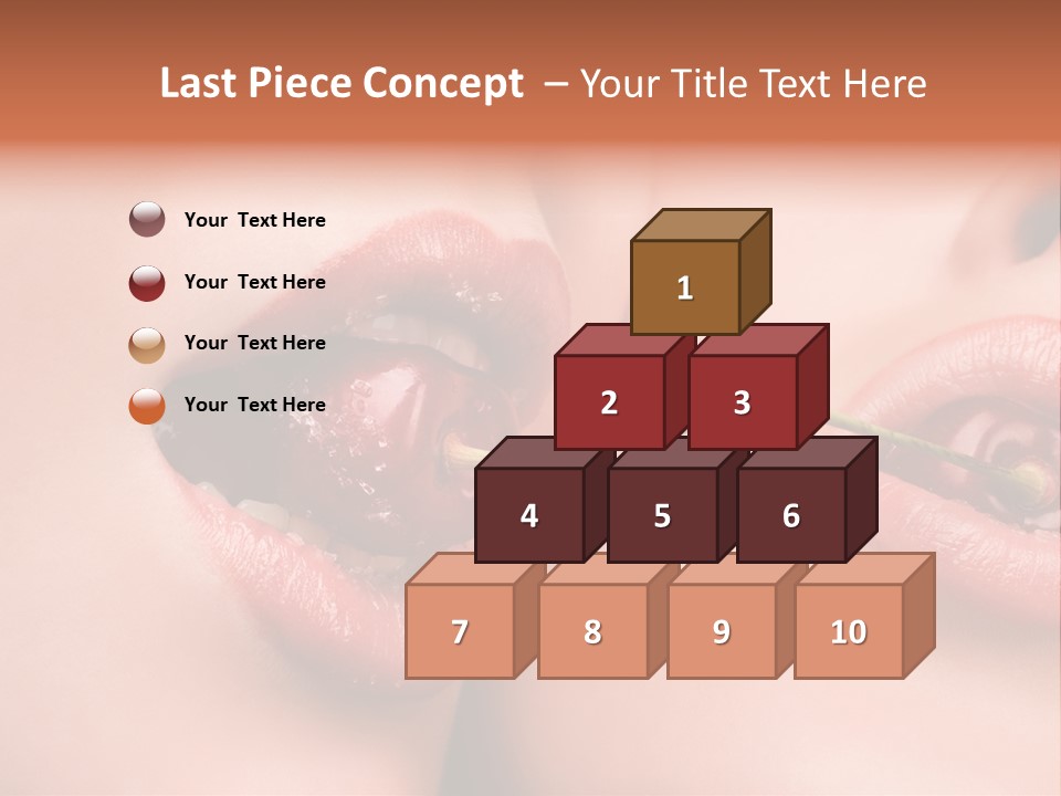 Sensuality Woman Babe PowerPoint Template