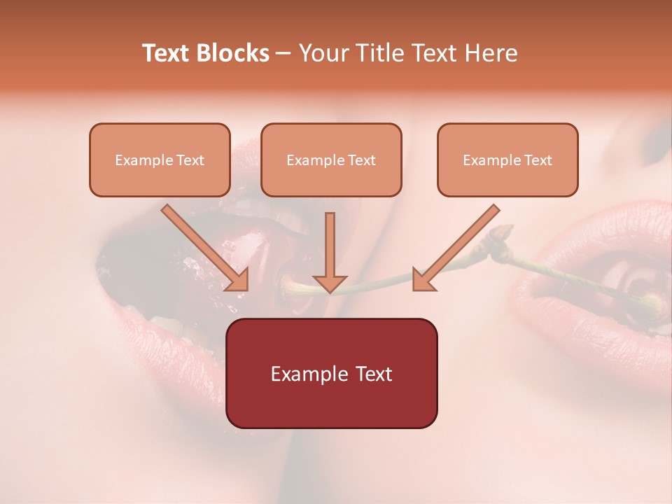 Sensuality Woman Babe PowerPoint Template